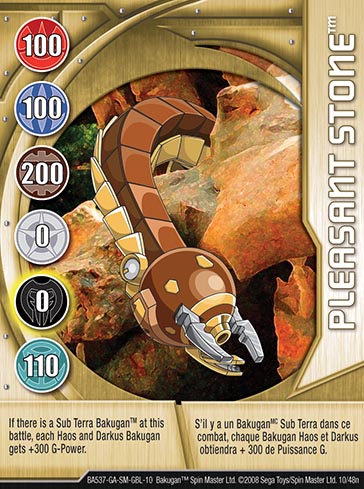 Pleasant Stone 10 48n Bakugan 1 48n Card Set